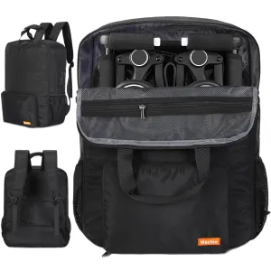 Mactso Stroller Travel Bag Compatible with GB Pockit Air Plus All Terrain and GB Pockit   All City, Lightweight Stroller Travel Backpack for Airplane (Black, L)