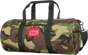 Manhattan Portage Chelsea Drum Bag Hold-All Duffle Bag with Detachable Shoulder Strap External Pockets and Keychain Hook Perfect for Travel, Work and Daily Use (Camouflage, Medium)