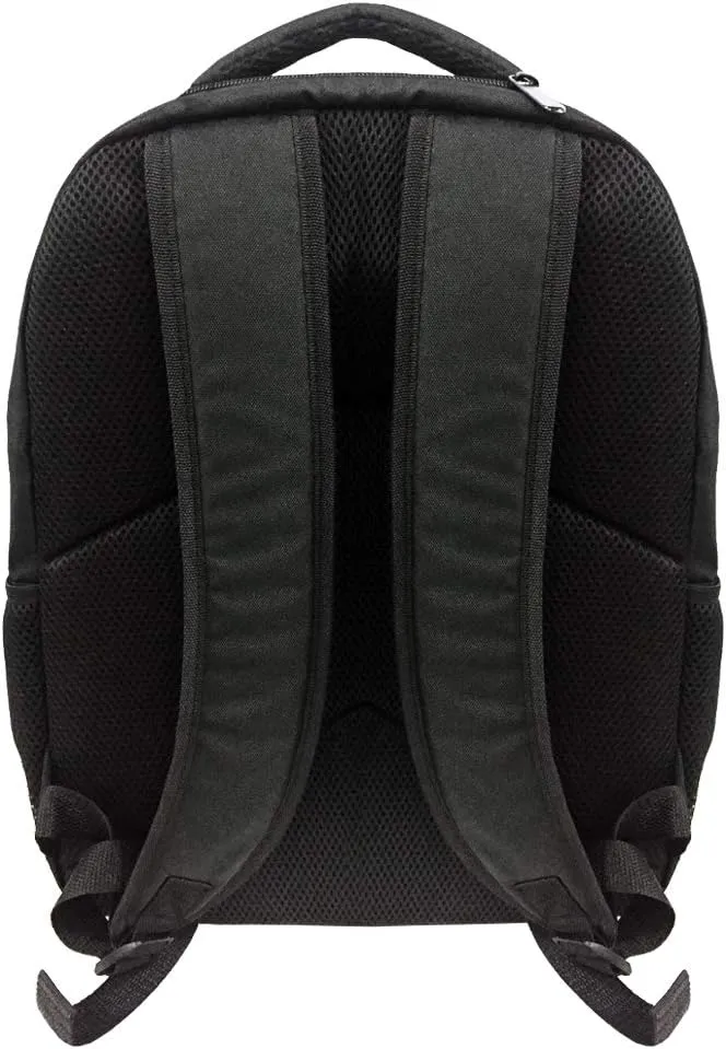 Marvel Comics Spiderman Backpack - Into The Spider-Verse Black Knapsack 16 inch Mesh Padded Bag (Miles Gameverse)