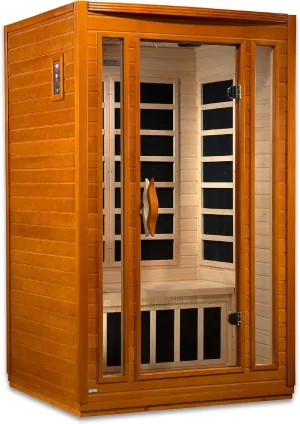 Maxxus San Marino 2-Person Low EMF (Under 8MG) FAR Infrared Sauna, Curb Side Delivery