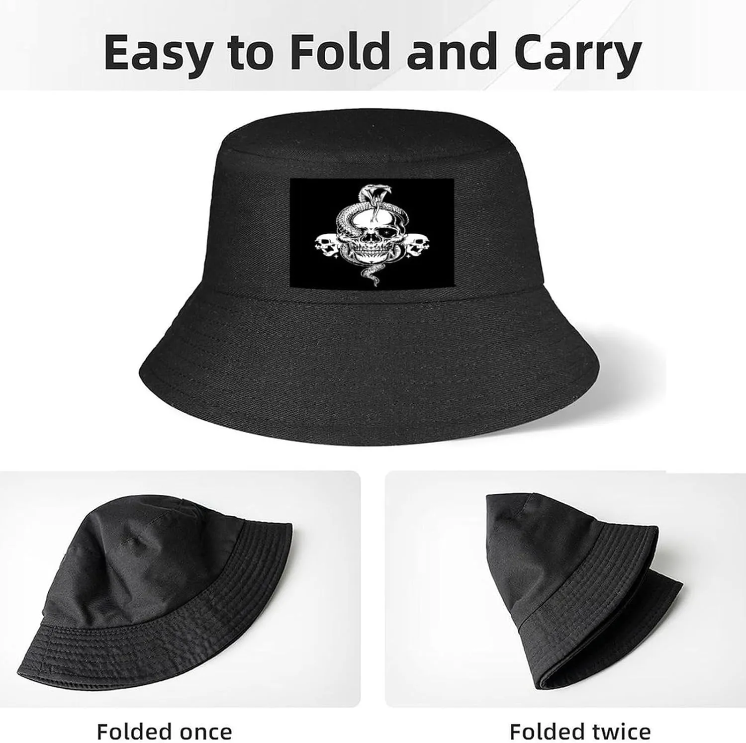 Men Women Fisherman Hat Breathable Easy to Fold for Travel Sun Protection Combines Fashion Utility