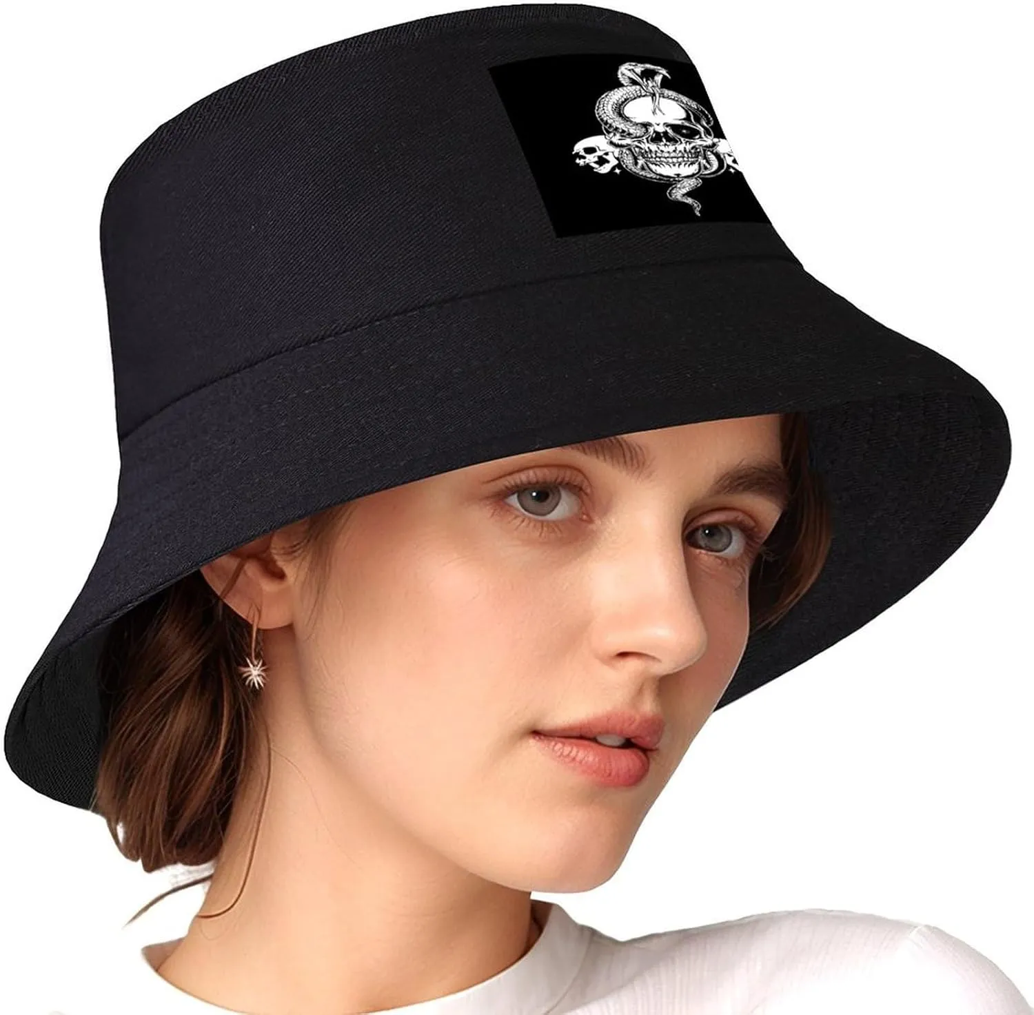 Men Women Fisherman Hat Breathable Easy to Fold for Travel Sun Protection Combines Fashion Utility