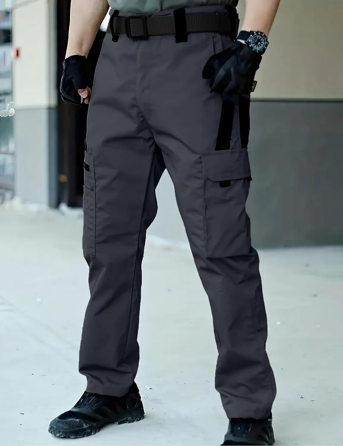 Men's Hiking Tactical Pants Lightweight Work Cargo Pants Waterproof Outdoor Trousers Pants for Men