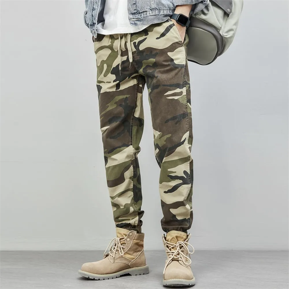 Men's Tactical Camouflage Cargo Pants - Regular Fit Military Cotton Pants for Outdoor, Work, & Casual Wear