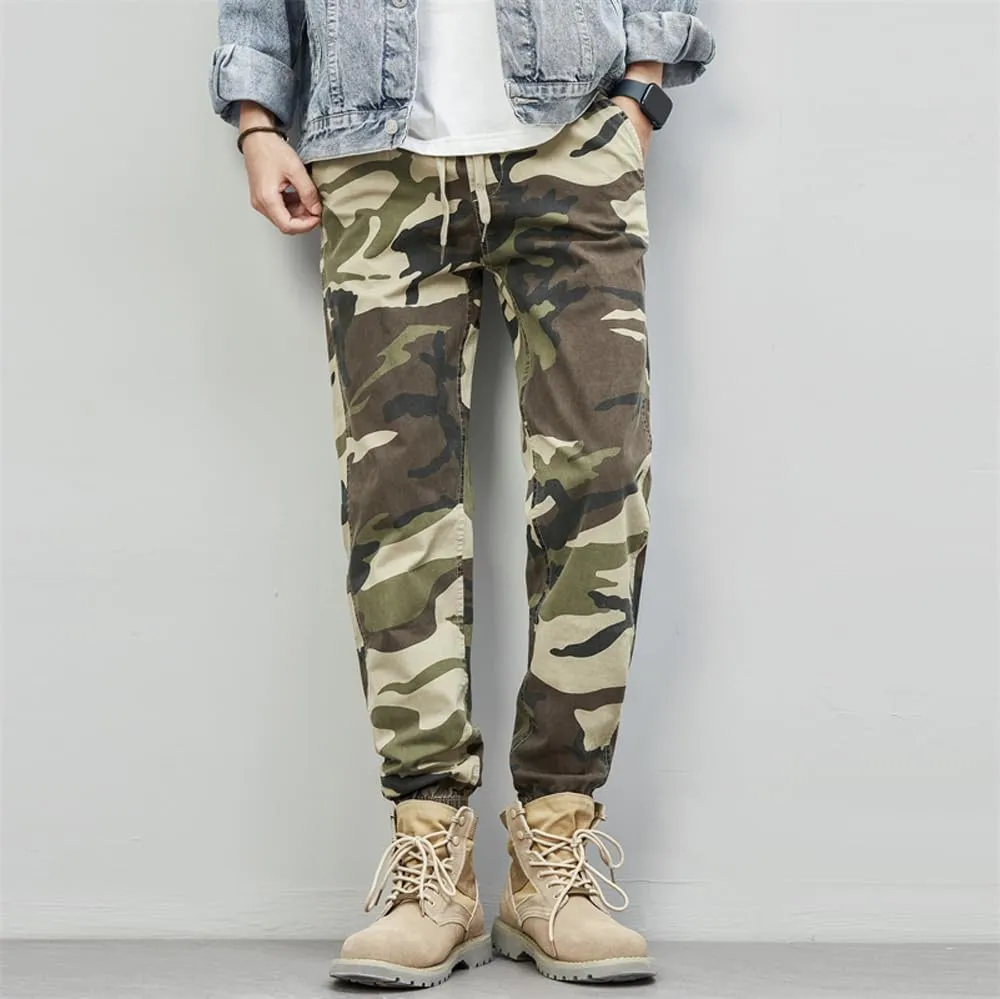 Men's Tactical Camouflage Cargo Pants - Regular Fit Military Cotton Pants for Outdoor, Work, & Casual Wear