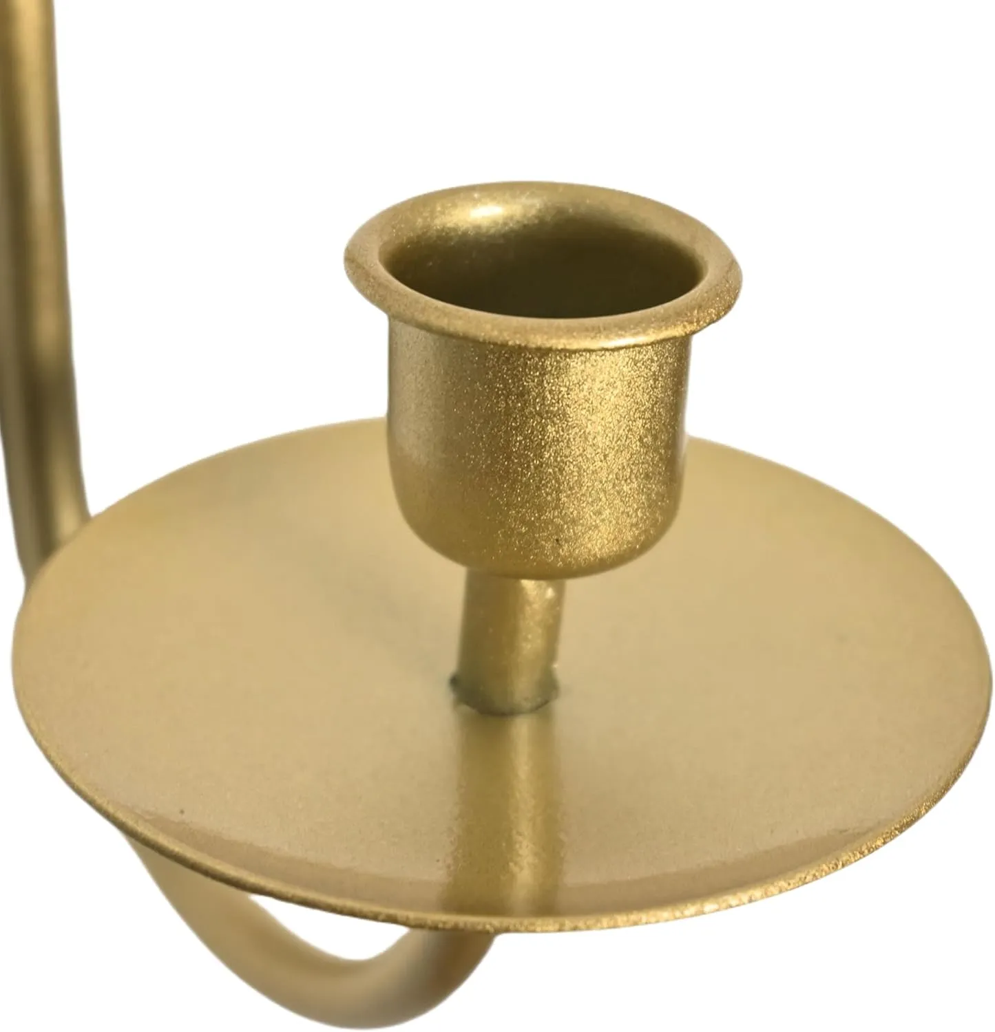 Metal Wall Candle Sconce Holder Set of 2 Wall Mount Candle Holder Pillar Holder Modern Wall Candle Sconces Hanging for Living Room Farmhouse Fireplace Wedding 16.5"×5"×3" (Gold)