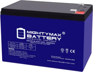 Mighty Max Battery 12V 10AH Gel F2 Replacement Battery Compatible with Fenton Tech. PowerPure M1000