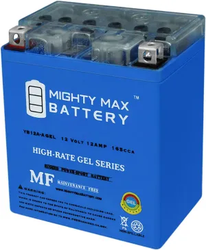 Mighty Max Battery 12V 12AH 165CCA GEL Replacement Battery Compatible with Autozone CB12A-A