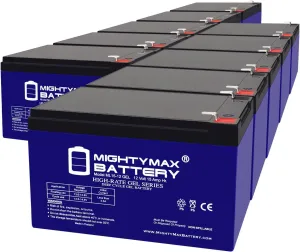 Mighty Max Battery 12V 15AH GEL F2 Replacement Battery Compatible with Mongoose HG1000-10 Pack