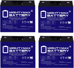 Mighty Max Battery 12V 18AH GEL Battery for Xantrex Technology XPower PowerPack300-4Pack
