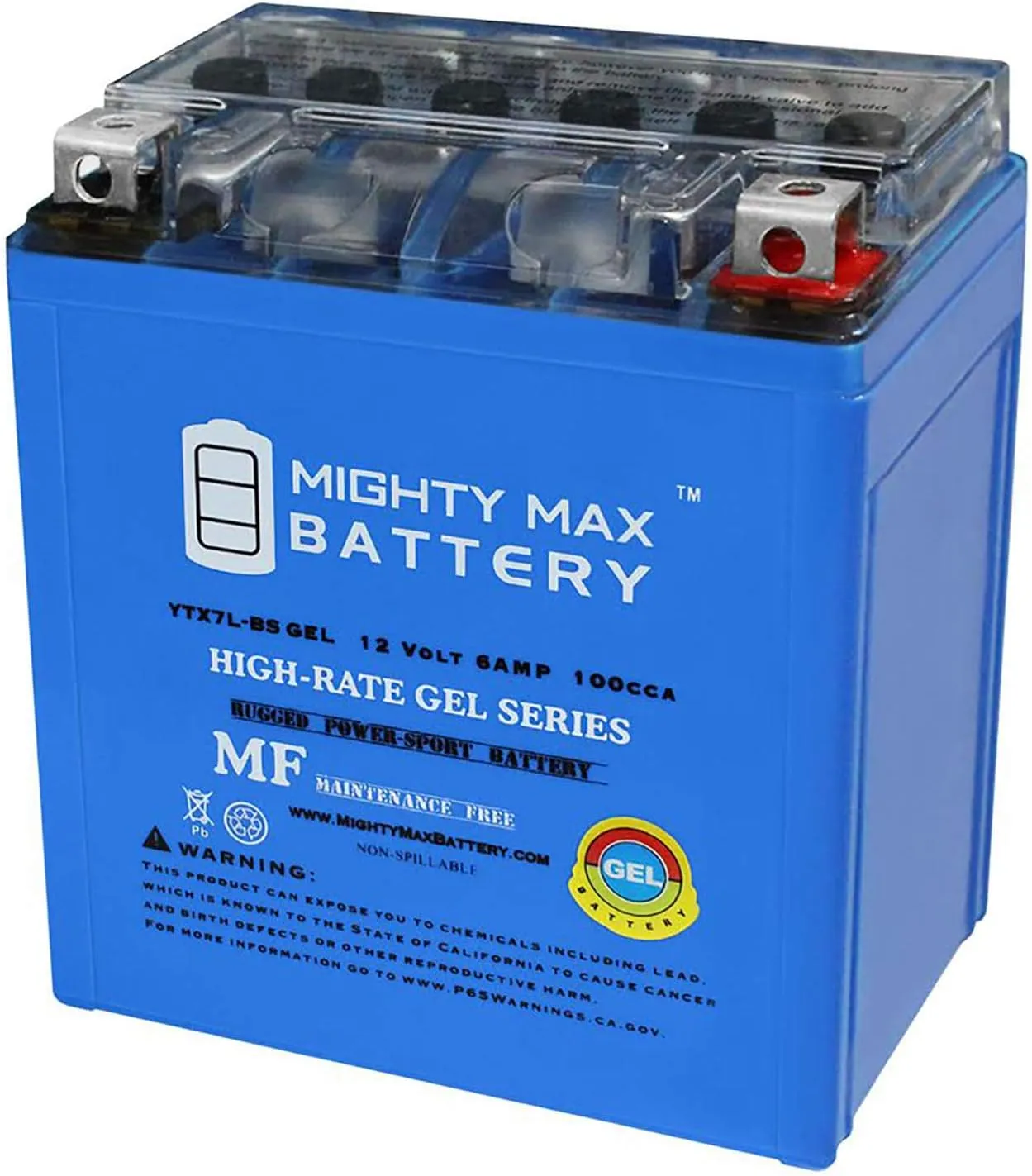 Mighty Max Battery 12V 6AH 100CCA Battery Replacement for Malaguti Blog 125 2010