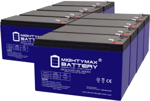 Mighty Max Battery 12V 7AH Gel F1 Replacement Battery Compatible with Tenergy 40801-8 Pack