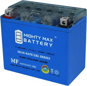 Mighty Max Battery YT12B-4 GEL 12V 10Ah Battery Replacement for Aprilia, Bimota YT12B4