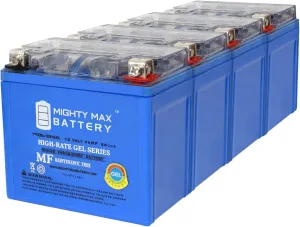 Mighty Max Battery YTX5L-BSGEL 12V 4AH Replacement Battery compatible with CPI Hussar 50 00-02 - 4 Pack