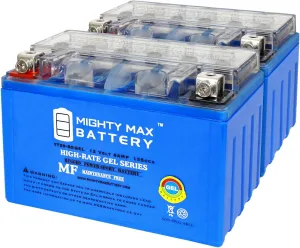Mighty Max Battery YTX9-BSGEL 12V 8AH GEL Replacement Battery compatible with Malaguti Clapperboard 125 04-05 - 2 Pack