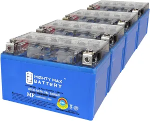 Mighty Max Battery YTZ10SGEL 12V 8.6AH GEL Replacement Battery compatible with Antigravity AG-YTZ10-12 - 4 Pack