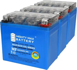 Mighty Max Battery YTZ7SGEL 12V 6AH GEL Replacement Battery compatible with Antigravity YTZ7-3 Pack