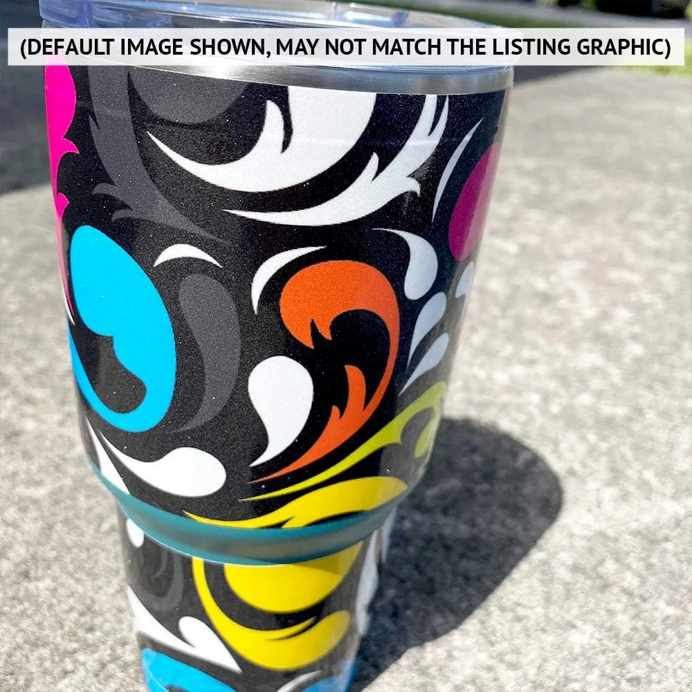 MightySkins Glossy Glitter Skin for Hydro Flask 32 oz. Wide Mouth - Gray Camouflage | Protective, Durable High-Gloss Glitter Finish | Easy to Apply, Remove, and Change Styles | Made in The USA