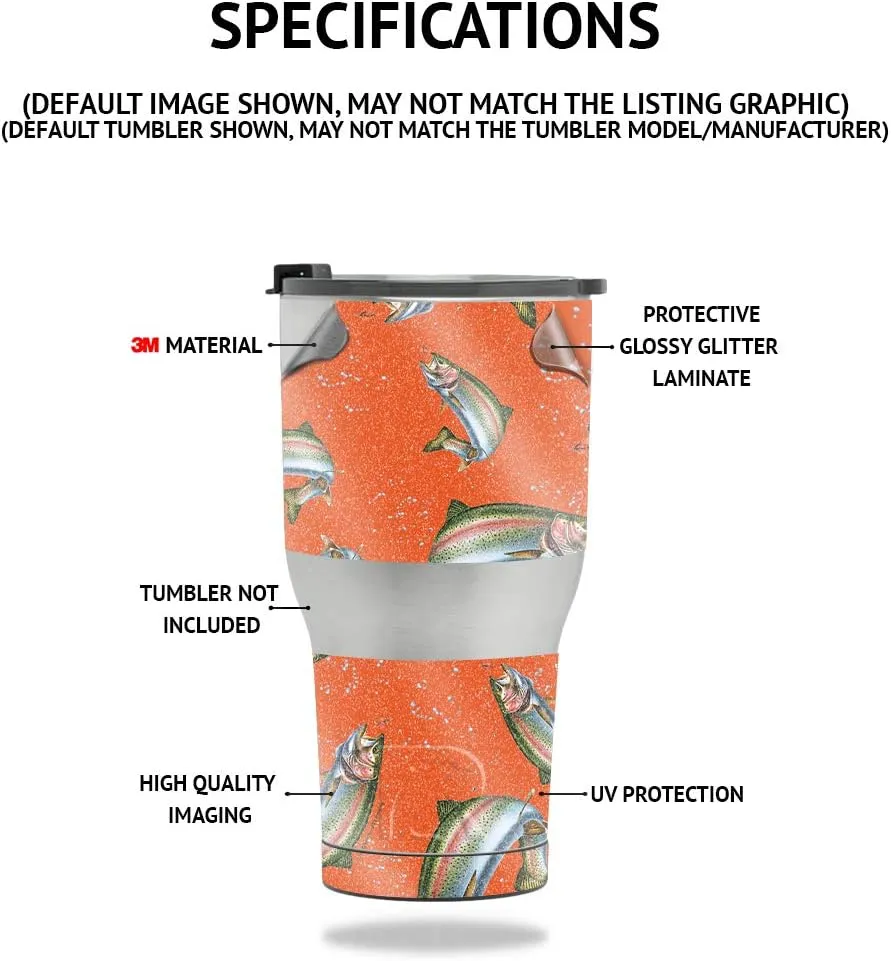 MightySkins Glossy Glitter Skin for Hydro Flask 32 oz. Wide Mouth - Gray Camouflage | Protective, Durable High-Gloss Glitter Finish | Easy to Apply, Remove, and Change Styles | Made in The USA
