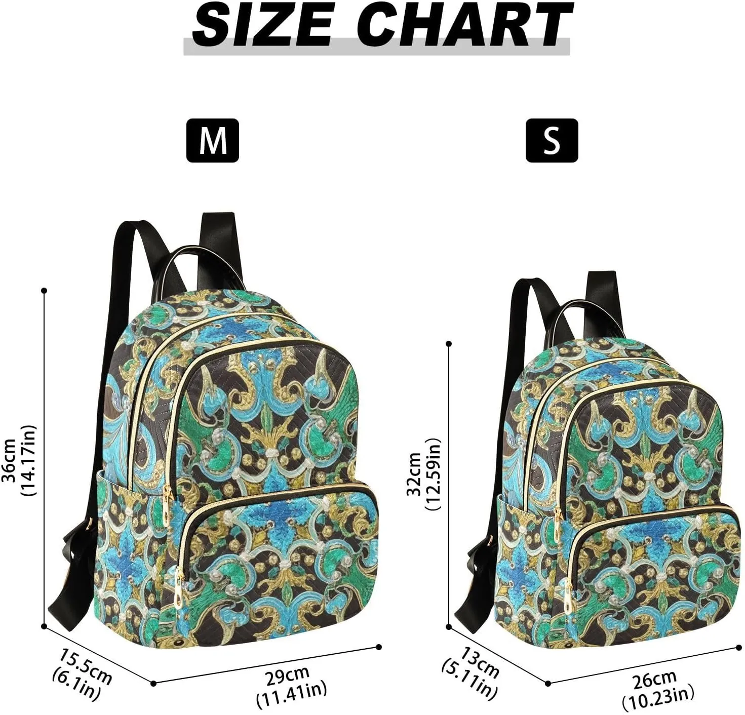 Mini Backpack Quilted Purse for Womens Small Backpack Daypack Embroider Design for Travel Daily Work,Multi1