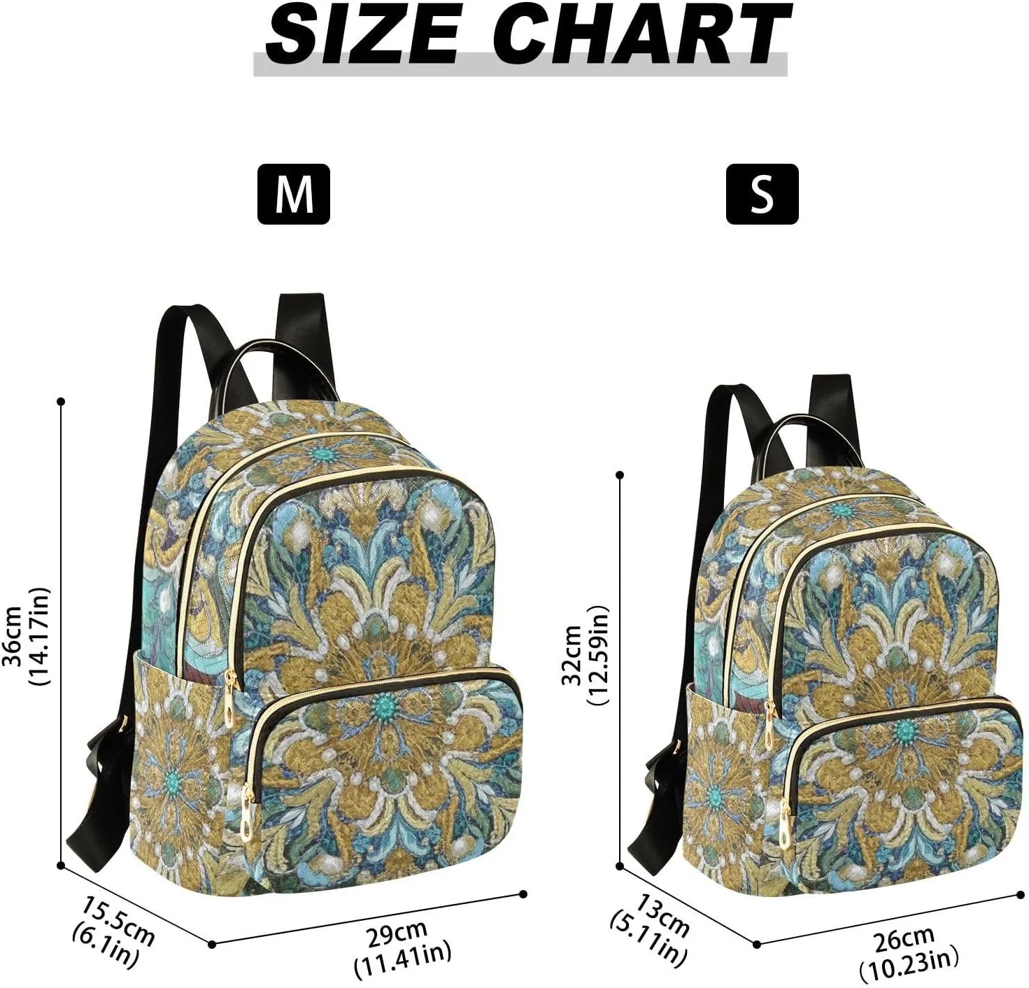 Mini Backpack Quilted Purse for Womens Small Backpack Daypack Embroider Pattern for Travel Daily Camping,Multi10