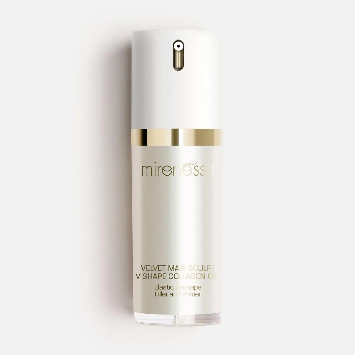 Mirenesse Skin Booster Velvet Maxi Sculpt V Shape Collagen Gel, Plumps Skin Elasticity, Line Filling with Rare Botanicals, Foundation Priming, Toxin Free, 1oz