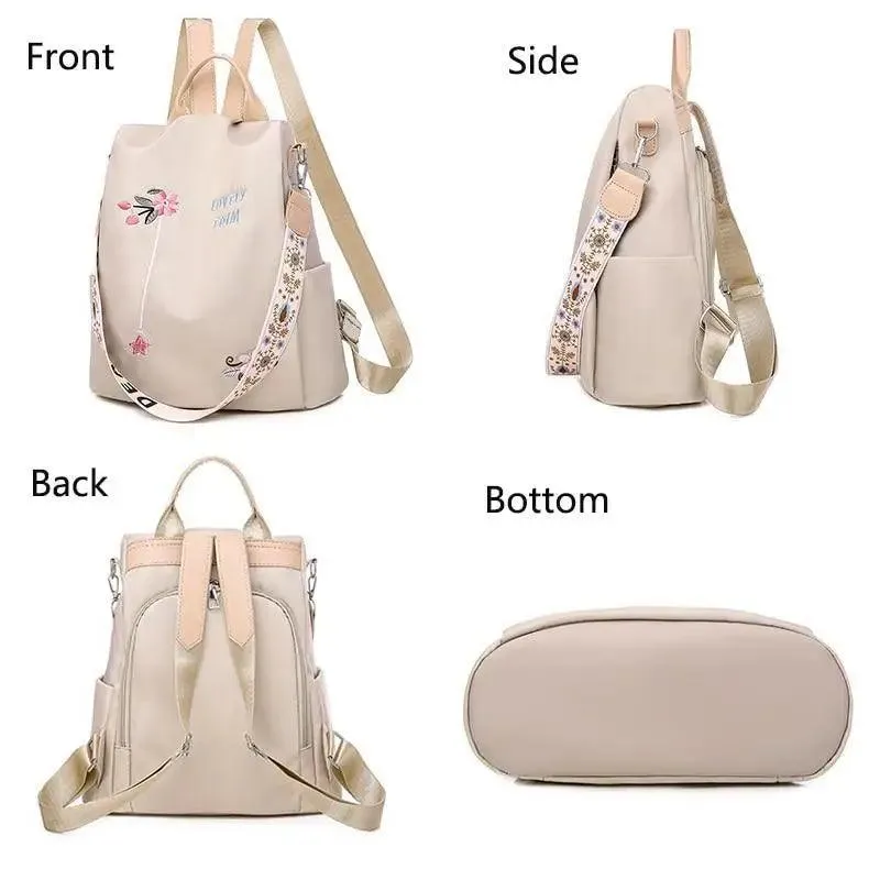 Modern Elegant  Waterproof Women's Backpack Fashionable Anti-theft Women Backpacks Nice Print School Bag High Quality Large Capacity Backpack