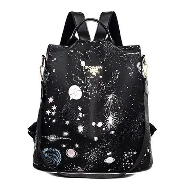 Modern Elegant  Waterproof Women's Backpack Fashionable Anti-theft Women Backpacks Nice Print School Bag High Quality Large Capacity Backpack