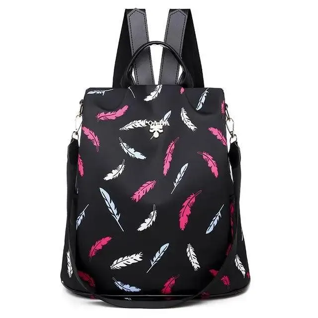 Modern Elegant  Waterproof Women's Backpack Fashionable Anti-theft Women Backpacks Nice Print School Bag High Quality Large Capacity Backpack