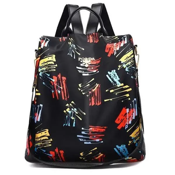 Modern Elegant  Waterproof Women's Backpack Fashionable Anti-theft Women Backpacks Nice Print School Bag High Quality Large Capacity Backpack