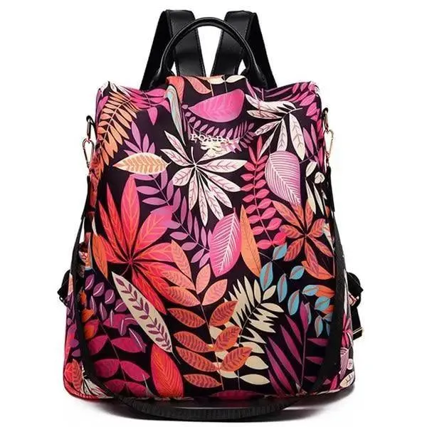 Modern Elegant  Waterproof Women's Backpack Fashionable Anti-theft Women Backpacks Nice Print School Bag High Quality Large Capacity Backpack