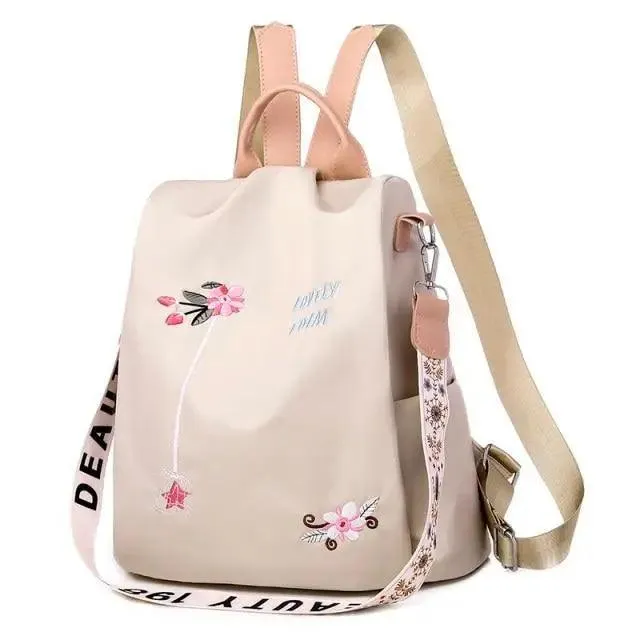 Modern Elegant  Waterproof Women's Backpack Fashionable Anti-theft Women Backpacks Nice Print School Bag High Quality Large Capacity Backpack