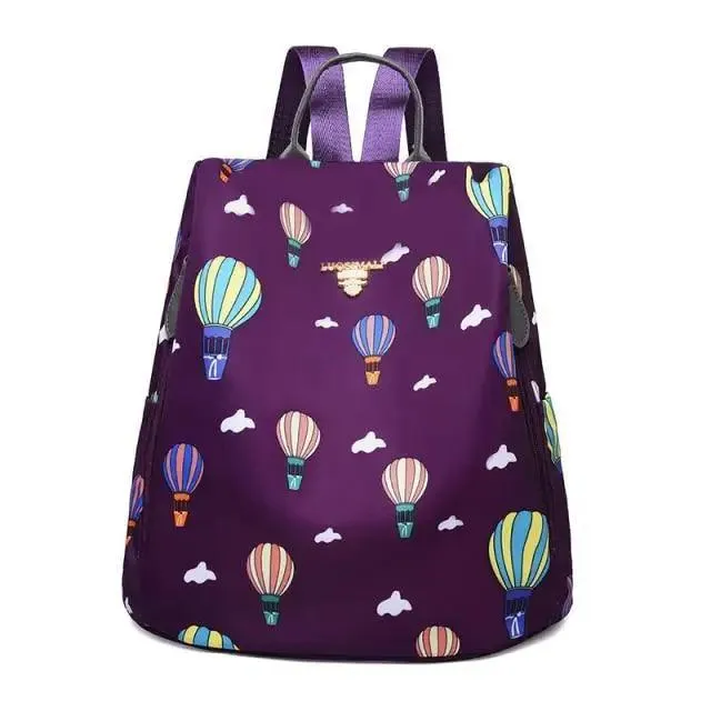 Modern Elegant  Waterproof Women's Backpack Fashionable Anti-theft Women Backpacks Nice Print School Bag High Quality Large Capacity Backpack