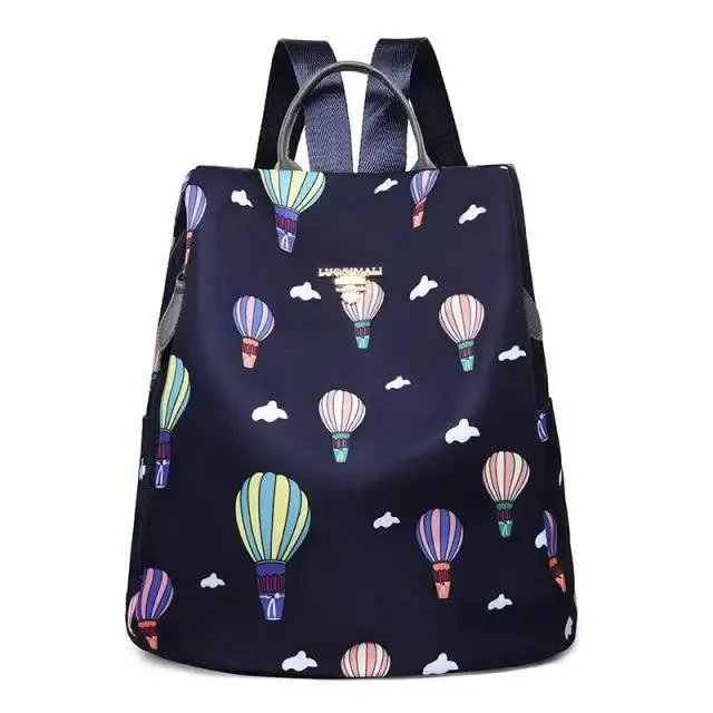Modern Elegant  Waterproof Women's Backpack Fashionable Anti-theft Women Backpacks Nice Print School Bag High Quality Large Capacity Backpack