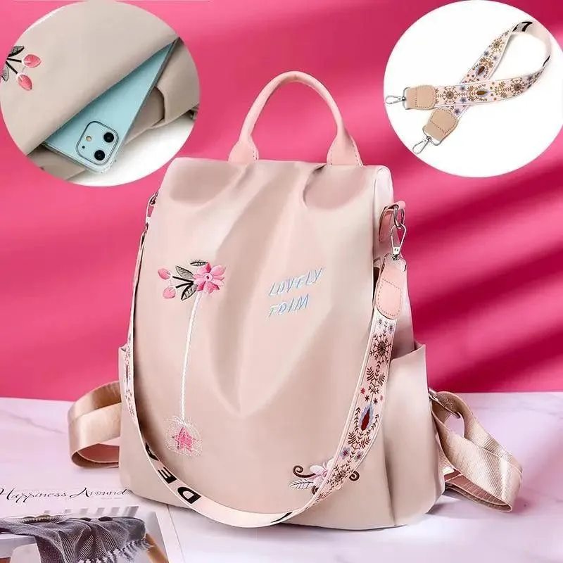 Modern Elegant  Waterproof Women's Backpack Fashionable Anti-theft Women Backpacks Nice Print School Bag High Quality Large Capacity Backpack