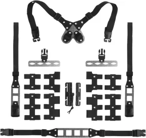 Modular Tactical Chest Rig, Lightweight Modular DIY Free Combination Molle Pouch Increase Carrying Capacity, Hunting Quick Release System