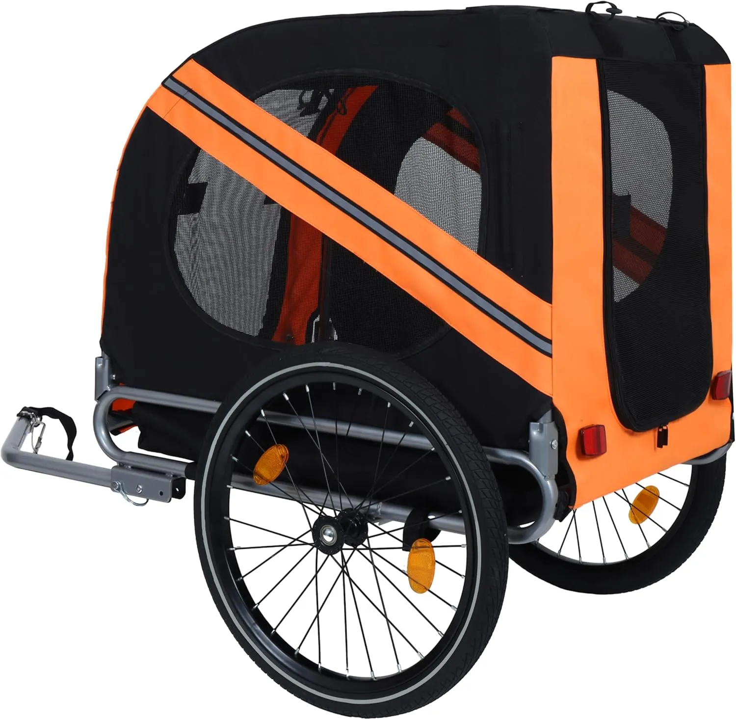 Montary 2-in-1 120LB Capacity Dog Bike Trailer & Pet Stroller Cart