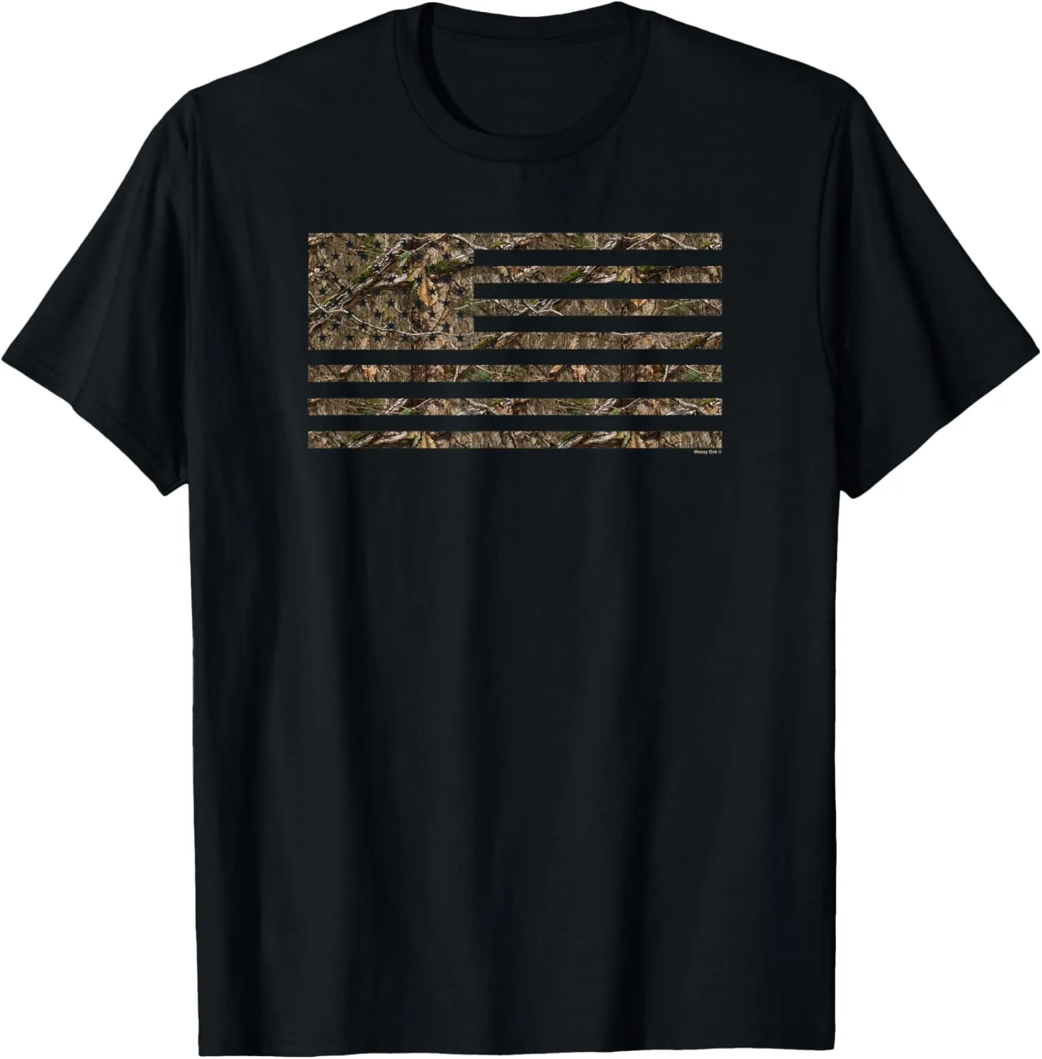 Mossy Oak Camouflage Square Logo Fill T-Shirt