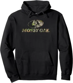 Mossy Oak Nature Camouflage Classic Outdoors Logo Pullover Hoodie