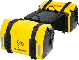 Motorcycle Saddlebags 70L (35L*2) Motorbike Saddlebags Powersports Saddle Bags Motorcycle Panniers Waterproof Motor Side Bag Alforjas para Motocicleta for Motorbike Motor Travel 2PCS