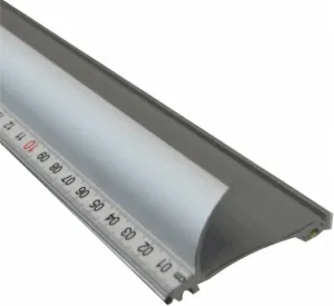 MS150 150cm Safety Straight-Edge, Metric Scale, Embedded Steel Edge, Lightweight Anodized Aluminum Frame, Non-reflective Surface
