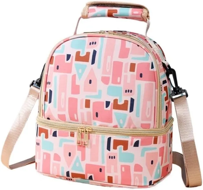 Multi Functional Mother And Baby Bag For Going Out, Mother Carrying Milk Bag, Insulated Mommy Bag, Double-layer(Morrow Blue)