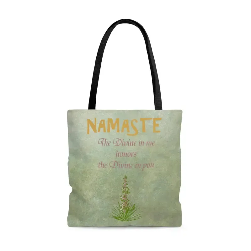 Namaste Aop Tote Bag Summer Style Must