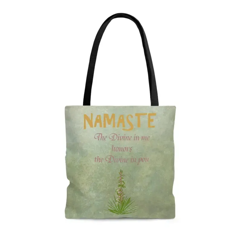 Namaste Aop Tote Bag Summer Style Must