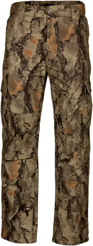 Natural Gear 6 Pocket Tactical Fatigue Pant for Men and Women, Lightweight Hunting Pants, Made with Cotton/Poly Material (Large-Long) Camo