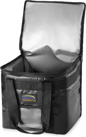 New Star Foodservice 1028683 Commercial Quality Insulated Food Delivery Bag Half-Size,(12" W x 11.5" H x 9.5" D)