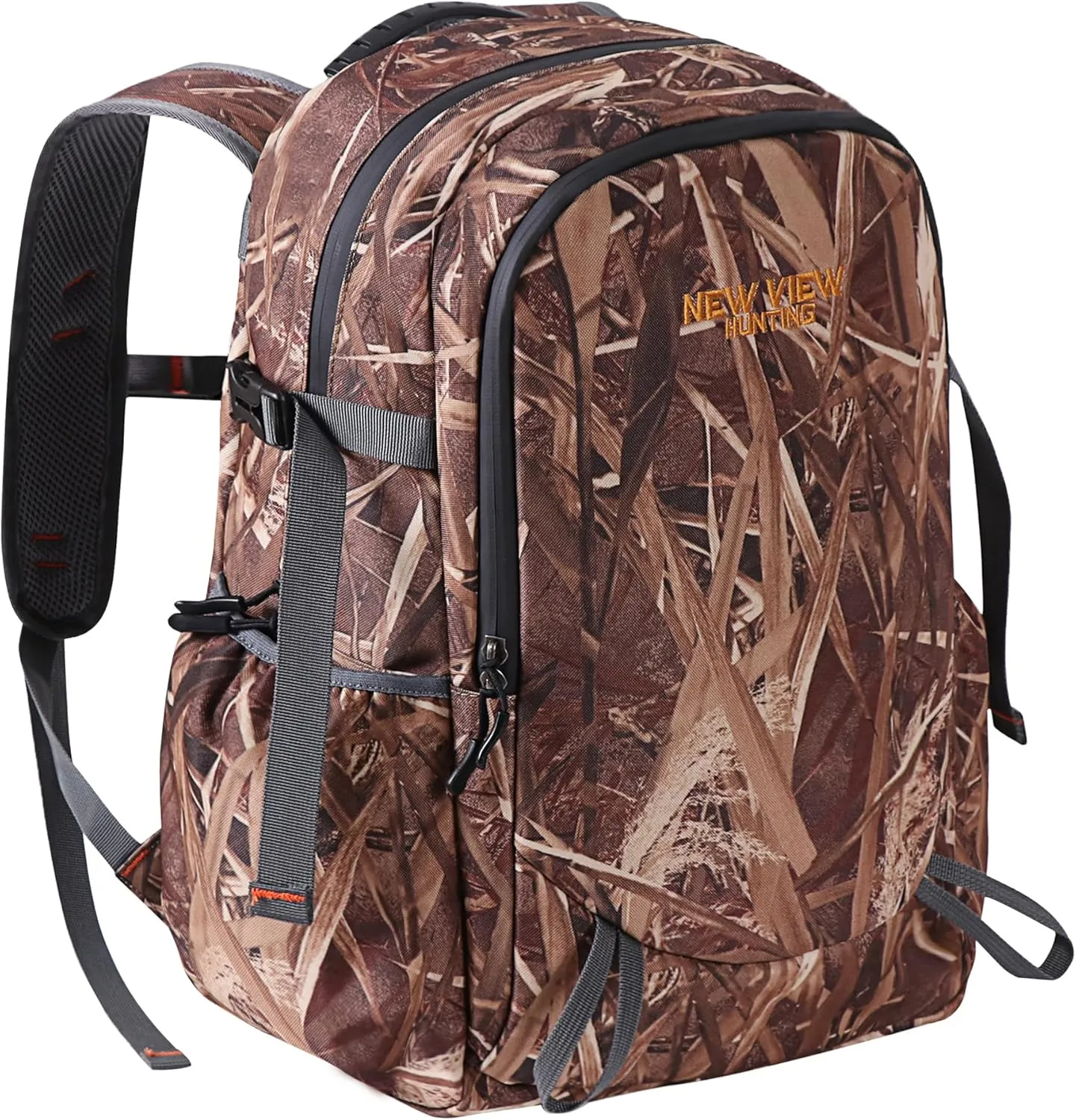 NEW VIEW Hunting Backpack 30L for Kids & Youth, Camo Bag with 11 Pockets, Water Resistant Daypack for Men and Women