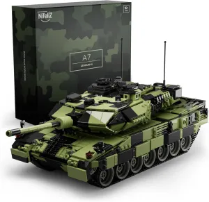 Nifeliz Leopard II A7 Tank, Military Tank Building Set for Adults, Collectible Army Model to Build and Display, Gift Ideal for Military Enthusiasts (2,069 PCS, NF10269)