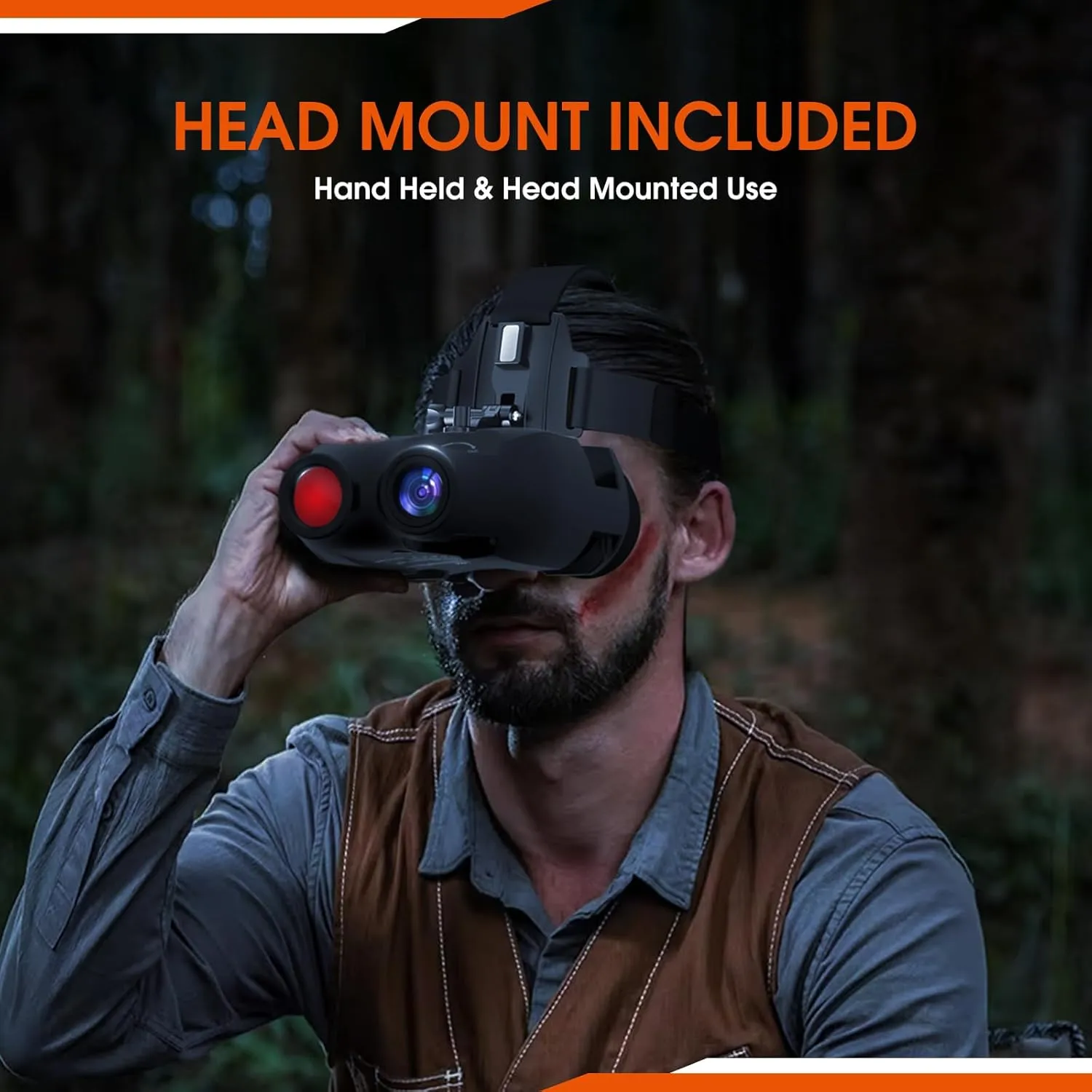 Night Vision Goggle, Night Vision Binoculars for Adults, USB Rechargeable Night Vision Goggles with 32GB TF Card for Photos and Videos, Perfect for Outdoor Hunting Camping and Wildlife Observation