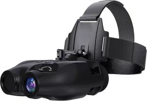 Night Vision Goggles Head-Mounted - Hands Free Night Vision Binoculars for Adults, 7 Gear Infrared Goggles 5X Digital Zoom